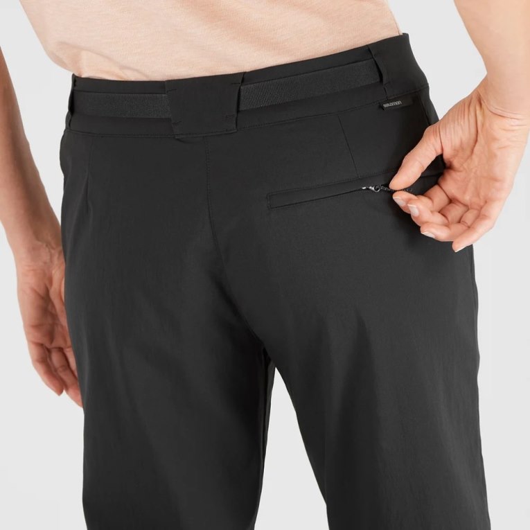 Black Salomon Outrack Women's Sport Pants | IE DQ7892